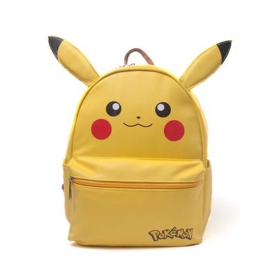 Pokemon, Pikachu, plecak, żółty