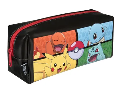 Pokemon, piórnik saszetka, czarny