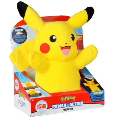 Pokemon, Power Action, Pikachu, maskotka interaktywna