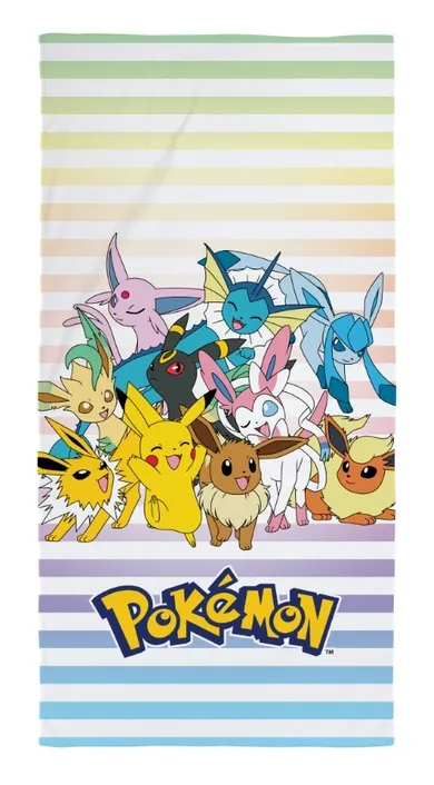 Pokemon, ręcznik plażowy, kąpielowy, 70-140 cm