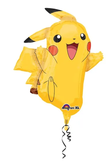Pokemon, SuperShape Pikachu balon foliowy, 62-78 cm