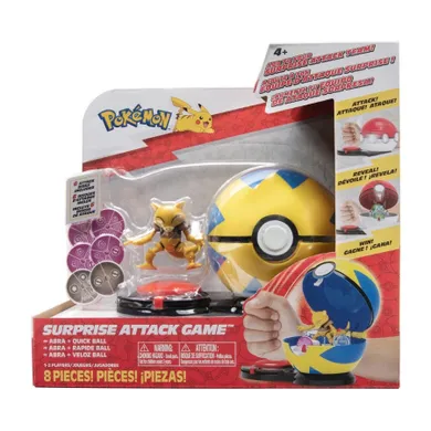 Pokemon, Surprise Attack, Abra with Quick Ball, zestaw bitewny z figurką