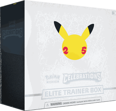 Pokemon TCG: 25th Celebrations, ETB Elite TrainerBox, gra karciana
