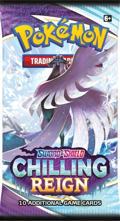 Pokemon TCG: Chilling Reign Booster, 1 szt., gra karciana