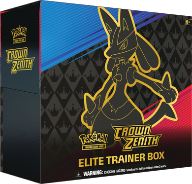 Pokemon TCG: Crown Zenith, ETB Elite Trainer Box, gra karciana