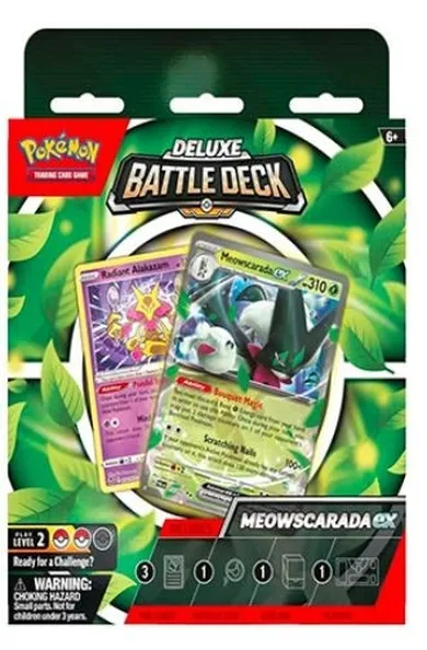 Pokemon TCG: Deluxe Battle Deck Meowscarada EX, gra karciana