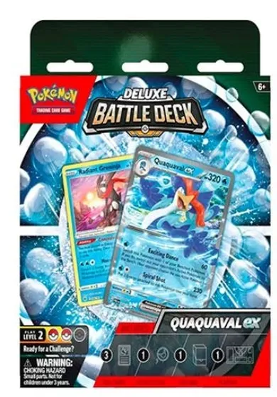 Pokemon TCG: Deluxe Battle Deck Quaquaval EX, gra karciana