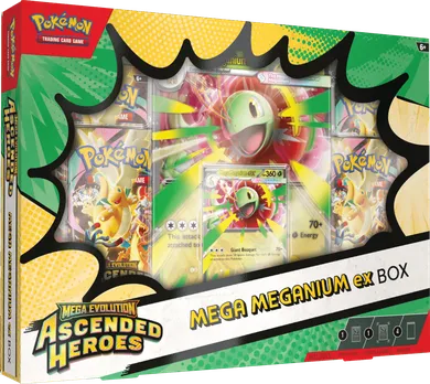 Pokemon TCG: Mega Evolution, Ascended Heroes, Mega Meganium ex Box, gra karciana
