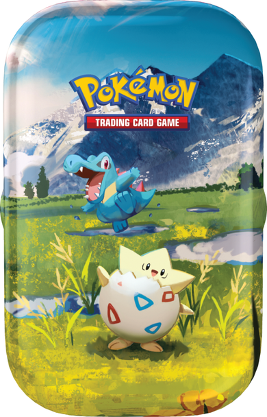Pokemon TCG: Mega Evolution, Ascended Heroes, Mini Tin, Togepi/Totodile, puszka z boosterami, gra karciana, dodatek