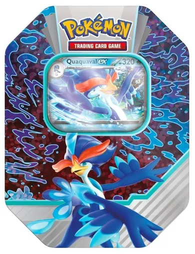 Pokemon TCG: Paldea Partners Tin Quaquaval, gra karciana