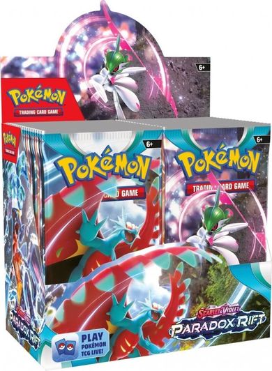 Pokemon TCG: Paradox Rift Booster Box, gra karciana, dodatek, 36 kart
