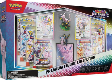 Pokemon TCG: Prismatic Evolution, Super Premium Figure Collection, gra karciana, booster