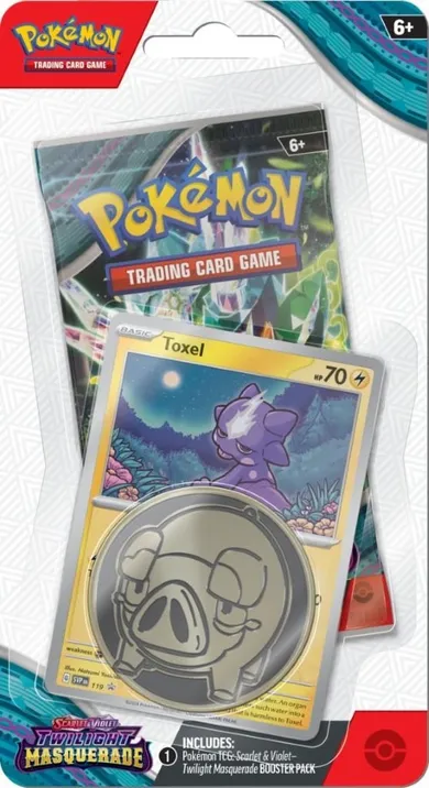 Pokemon TCG: Scarlet & Violet, Twilight Masquerade, Checklane, Toxel, gra karciana