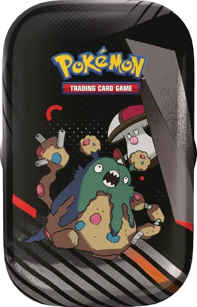 Pokemon TCG: Scarlet & Violet, Unova Mini Tin, Garbodor, Amoongus, gra karciana