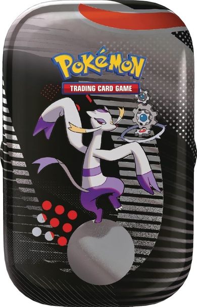 Pokemon TCG: Scarlet & Violet, Unova Mini Tin, Mienshao, Klinklang, gra karciana