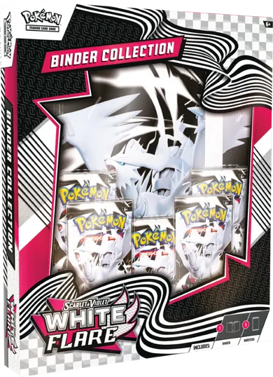 Pokemon TCG: Scarlet & Violet, White Flare, Binder Collection, Reshiram, gra karciana