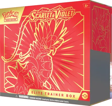 Pokemon TCG: Scarlet and Violet, ETB Elite Trainer Box, gra karciana