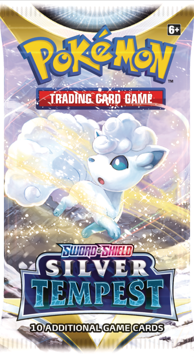 Pokemon TCG: Silver Tempest Booster, gra karciana, dodatek, 1 szt.