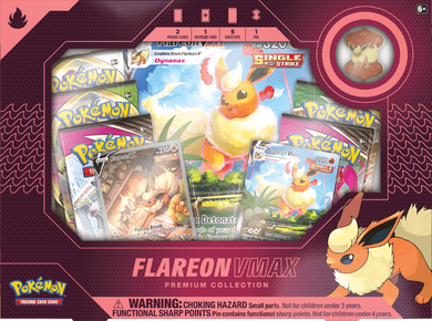 Pokemon TCG: Vmax Box Eevee Evolution, Flareon, gra karciana