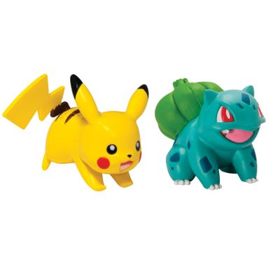 Pokemon, Waleczne Figurki, Pikachu + Bulbasaur