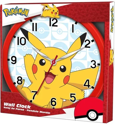 Pokemon, zegar ścienny, 25 cm