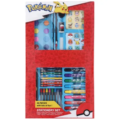 Pokemon, zestaw kreatywny, 60 elementów