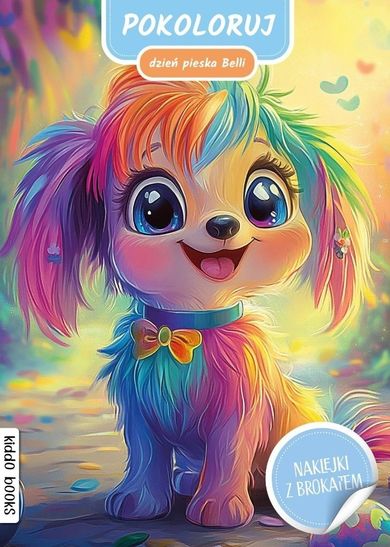 Pokoloruj dzień pieska Belii