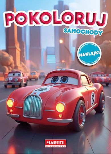 Pokoloruj samochody z naklejkami