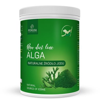 Pokusa, Raw Diet Line BIO Alga, suplement dla psa i kota, 1200g