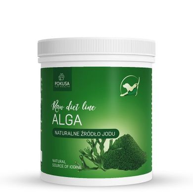 Pokusa, Raw Diet Line BIO Alga, suplement dla psa i kota, 350g