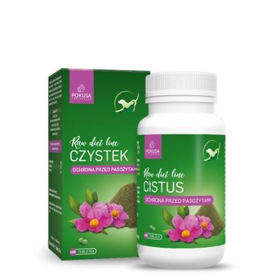 Pokusa, Raw Diet Line Cistus, suplement dla psa i kota, 120 szt.