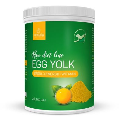 Pokusa, Raw Diet Line Egg Yolk, suplement dla psa i kota, 800g