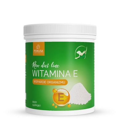 Pokusa, Raw Diet Line Witamina E, suplement dla psa i kota, 300g