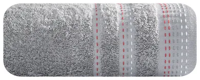 Pola, ręcznik z trzykolorową bordiurą w formie fastrygi, 50-90 cm