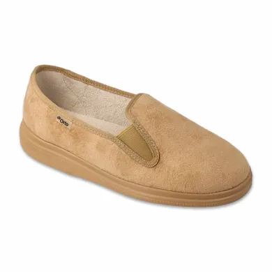 Półbuty męskie, zdrowotne, beżowe, Dr Orto