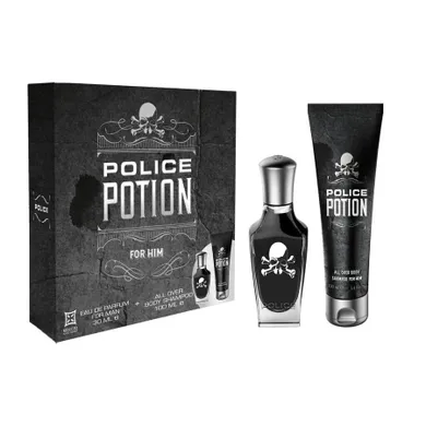 Police, Potion For Him, zestaw, woda perfumowana spray, 30 ml + żel pod prysznic, 100 ml