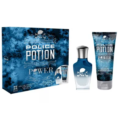 Police, Potion Power For Him, zestaw, woda perfumowana spray, 30 ml + żel pod prysznic, 100 ml