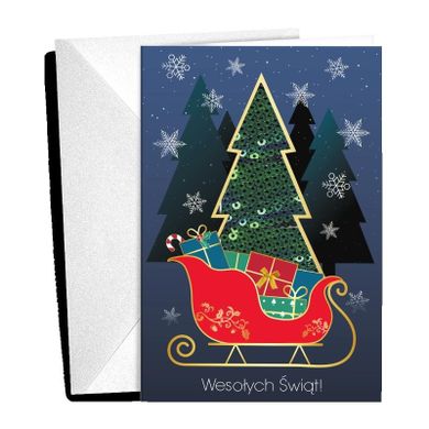 Polkart, karnet bożonarodzeniowy