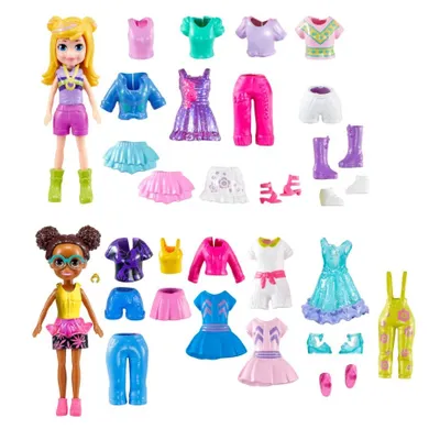 Polly Pocket, Błyszcząca Zatoka, zestaw do zabawy z laleczkami i akcesoriami