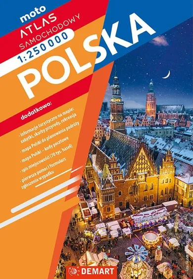 Polska Atlas samochodowy 1:250000