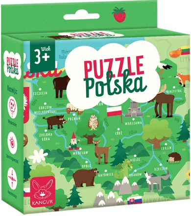 Polska. Puzzle 3+