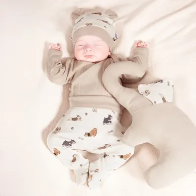 Półśpiochy niemowlęce, beżowe, Nicol