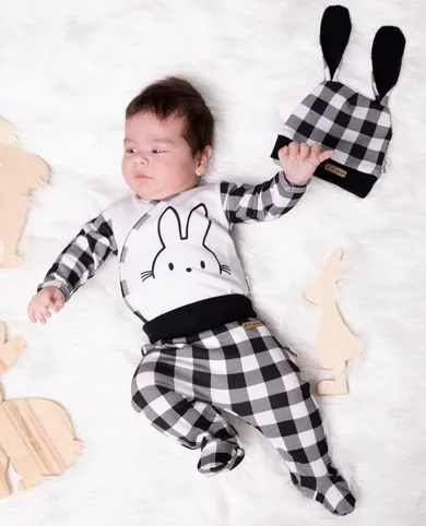 Półśpiochy niemowlęce, biało-czarne, Nicol