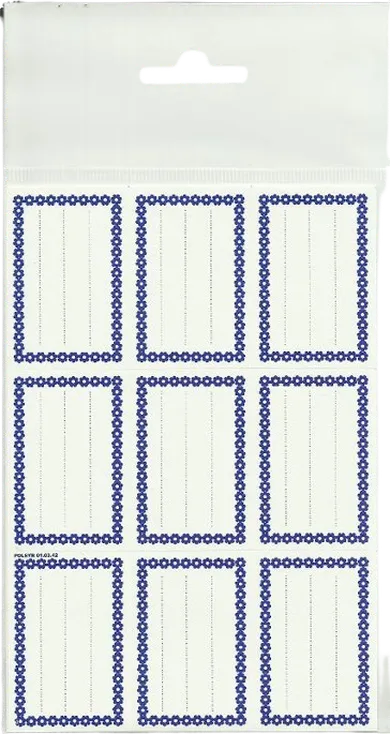 Polsyr, naklejki na zeszyt