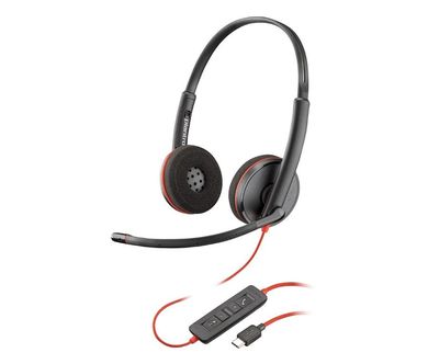 Poly, Blackwire 3220, słuchawki stereo, USB-C