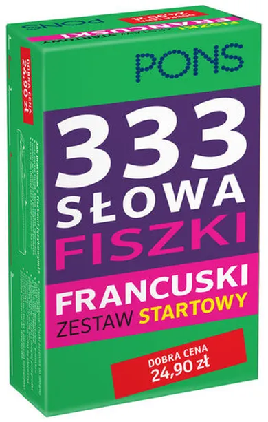 Pons. Fiszki na start. Język francuski 333 słowa