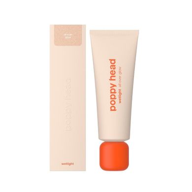 Poppy Head, Wetlight, płynny rozświetlacz do ciała i twarzy, 02 Glitterini, 50 ml