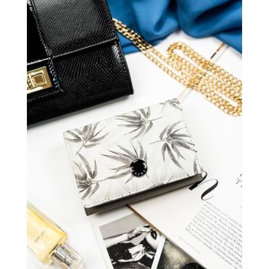 Portfel, biały, skóra ekologiczna, Peterson