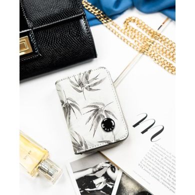 Portfel, biały, skóra ekologiczna, Peterson