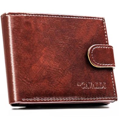 Portfel, brązowy, skóra ekologiczna, 4U Cavaldi